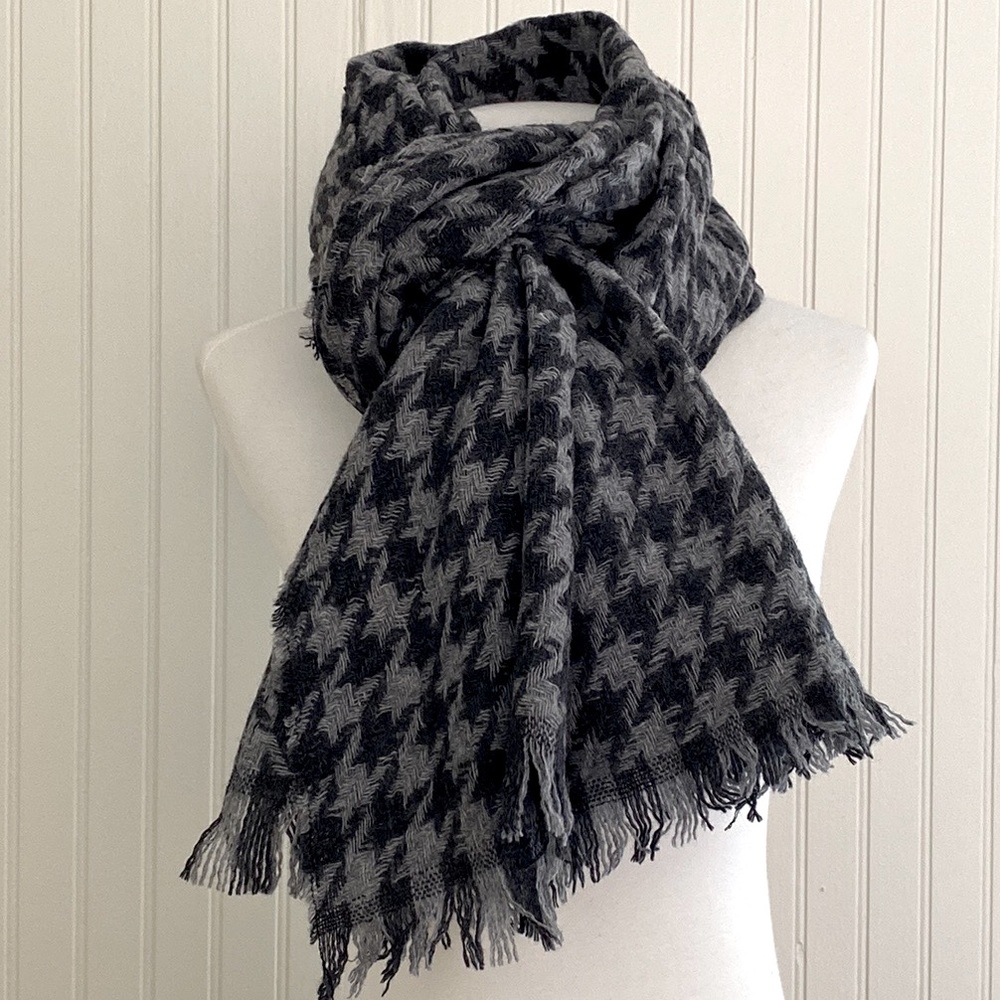 J. Crew Houndstooth Scarf